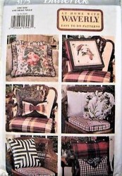 3175  BUTTERICK  9 EZ SHAPE 93 HEART, THROW, SQUARE PILLOWS, COVERS PATTERN